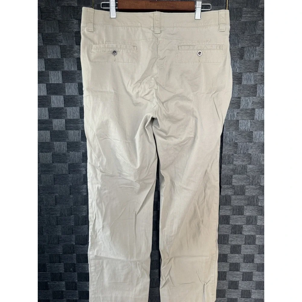 PGA Tour Mens Golf Pants Khaki 34 x 30 Stretch Straight Leg